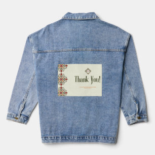 Hochzeits-Denim-Jacken – Stylische persönliche And Jeansjacke