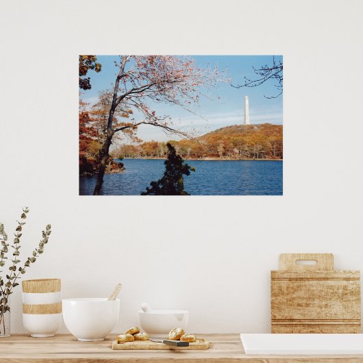 Hochzeits-Denkmal Poster (Küche)