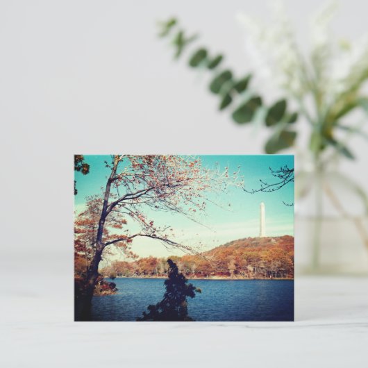 Hochzeits-Denkmal Postkarte (Stehend Vorderseite)