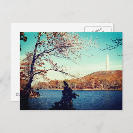 Hochzeits-Denkmal Postkarte (Vorne/Hinten)