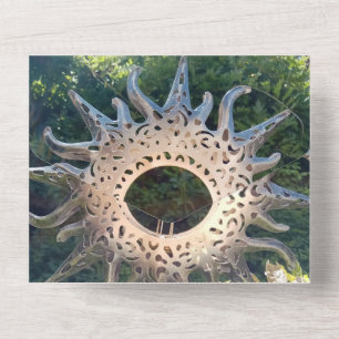 Hochzeits-Einladung Alles in Einem Sonnenblumen-Fo All In One Einladung