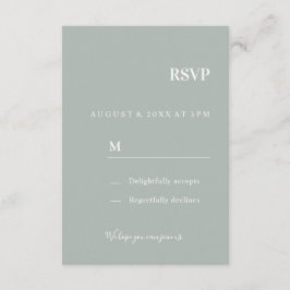 Hochzeits Einladung Antwortkarte RSVP