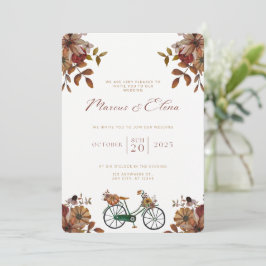 Hochzeits-Einladung Beige Neutrales Elegantes Desi Einladung