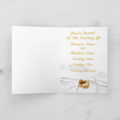Hochzeits-Einladung Einladung (Innenseite)