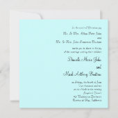 Hochzeits-Einladung Einladung (Vorderseite)