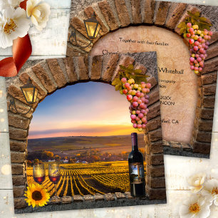 Hochzeits-Einladung für Weinberg Weinberg-Weingut  Einladung