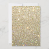 Hochzeits-Einladung - Gold Glit toll u. zwei Einladung (Rückseite)