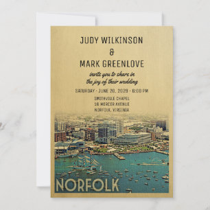 Hochzeits-Einladung im Vintage-Stil für Norfolk Vi Einladung