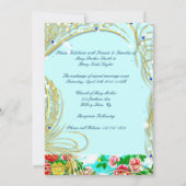 HOCHZEITS-EINLADUNG - JUNGFRAU VON GUADALUPE EINLADUNG (Rückseite)