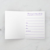 Hochzeits-Einladung, Lesbe, Gruß-Karte Einladung (Innenseite)