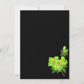 Hochzeits-Einladungs-Limone Einladung (Rückseite)