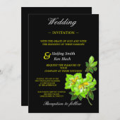 Hochzeits-Einladungs-Limone Einladung (Vorne/Hinten)