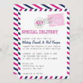 Hochzeits-Einladungs-Postdienst-Sammlung Einladung (Vorne/Hinten)