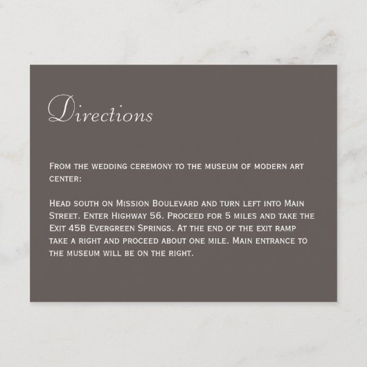 Hochzeits-Empfangseinschließung der rosa Begleitkarte (Rückseite)