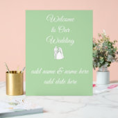Hochzeits- / Empfangsschild Acrylschild (Hochzeit)