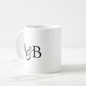 Hochzeits-Et-Zeichen Kaffeetasse (Vorderseite Links)