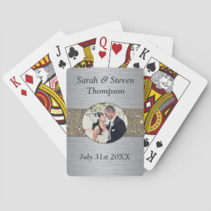 Hochzeits-Feier-Foto-Spielkarten Spielkarten