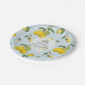 Hochzeits-Feier-königliches Pappteller (Schrägansicht)