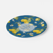 Hochzeits-Feier-königliches Pappteller (Schrägansicht)