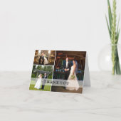 Hochzeits-Foto-Collage - danke (Vorderseite)