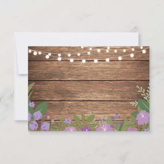 Hochzeits-Foto-Save the Date Einladung (Rückseite)