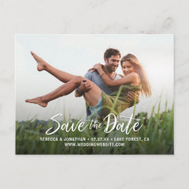 Hochzeits-Foto-Save the Date Postkarten | billig