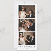 Hochzeits-Fotobooth QR-Code Save The Date (Vorderseite)