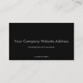 Hochzeits-Fotografie-Visitenkarte Visitenkarte (Rückseite)