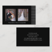 Hochzeits-Fotografie-Visitenkarten Visitenkarte (Vorne/Hinten)