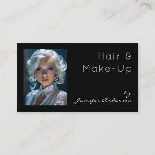 Hochzeits-Friseur-Stylist Make-Up Kosmetikerin Visitenkarte