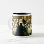 Hochzeits-Frühstück Zweifarbige Tasse (Vorderseite Links)