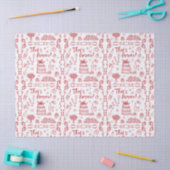 Hochzeits-Gekritzel-Tissue-Papier Seidenpapier (Basteln)