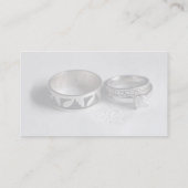 Hochzeits-Geschäfte Visitenkarte (Rückseite)