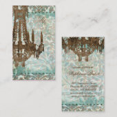 Hochzeits-Geschäfts-Karten-Vintager Visitenkarte (Vorne/Hinten)