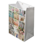 Hochzeits-Geschenk Mittlere Geschenktüte (Vorderseite Schrägansicht)
