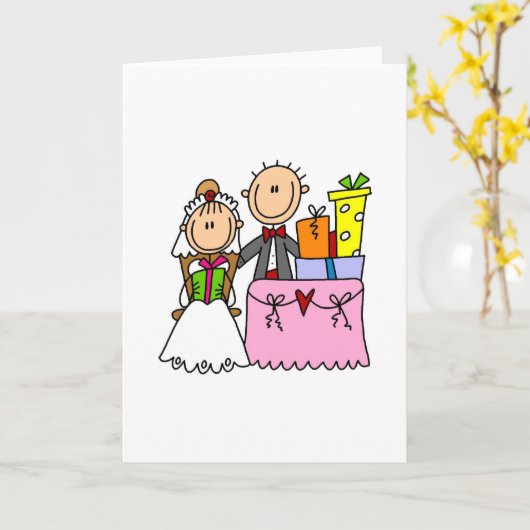 Hochzeits-Geschenk-reichlich Karte (Gelbe Blume)