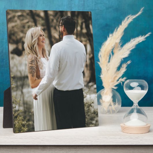 Hochzeits-Geschenke Fotoplatte (Seite)