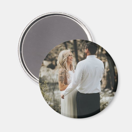 Hochzeits-Geschenke Magnet (Vorderseite/Rückseite)