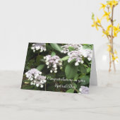 Hochzeits-Glückwünsche Karte (Gelbe Blume)