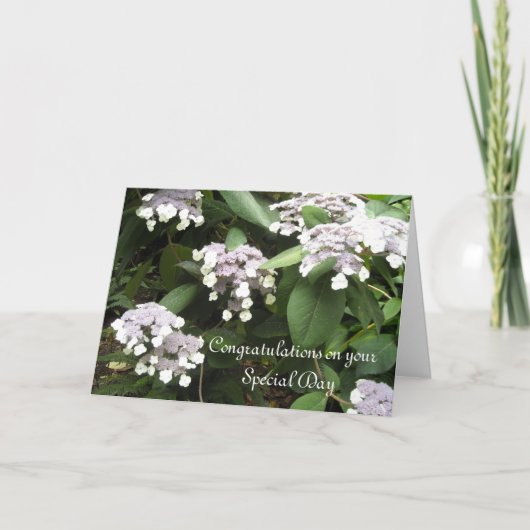 Hochzeits-Glückwünsche Karte (Vorderseite)