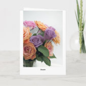 Hochzeits-Glückwünsche Karte (Rückseite)