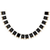 Hochzeits-Goldschein-Goldlichter Wimpelkette (Alle)