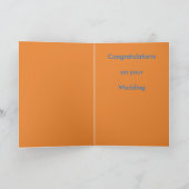 Hochzeits-Gruß-Karte Karte (Innenseite)