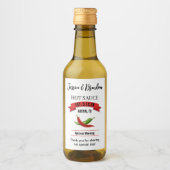 Hochzeits Hot Sauce Etikett HS037tr (Vorderseite)