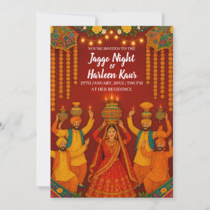 Hochzeits-Jaggo als Jago-Einladungen Einladung