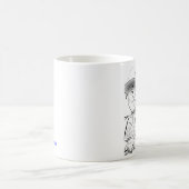 Hochzeits-Karikatur-Tasse 8/21/11a Kaffeetasse (Mittel)