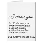 Hochzeits-Karte (Vorne)