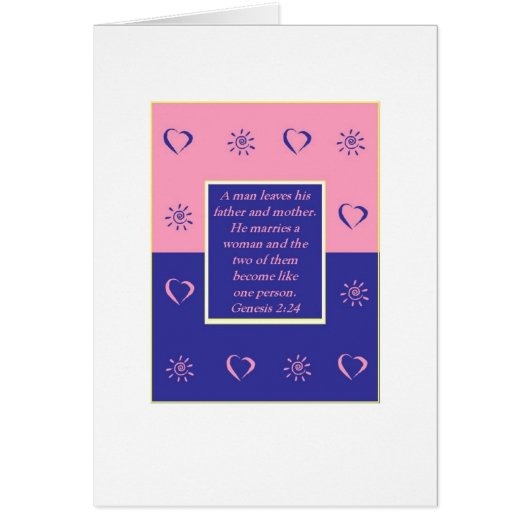 Hochzeits-Karte (Vorne)