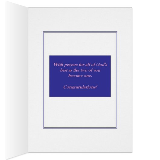 Hochzeits-Karte (Innen (Rechts))