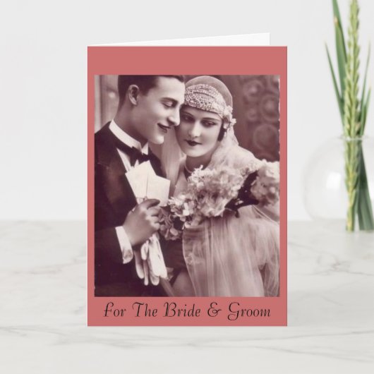 Hochzeits-Karte 1 Karte (Vorderseite)